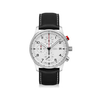 Audi Cronógrafo, Hombre, plateado/blanco