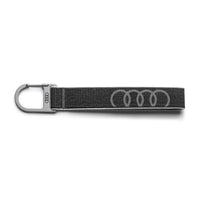 Audi Llavero Aros bucle, gris