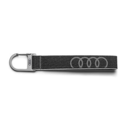 Audi Llavero Aros bucle, gris