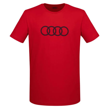 Audi Camiseta Aros, hombre rojo. MASTER
