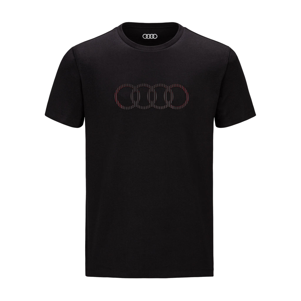 Camiseta Negra Audi, Hombre Talla S