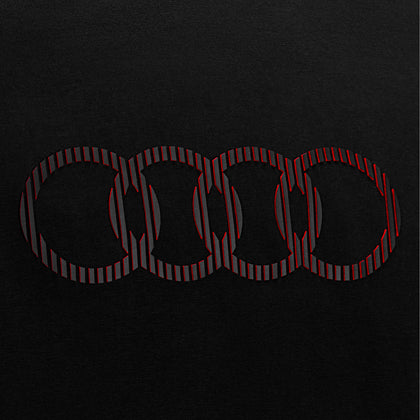 Camiseta Negra Audi, Hombre Talla S