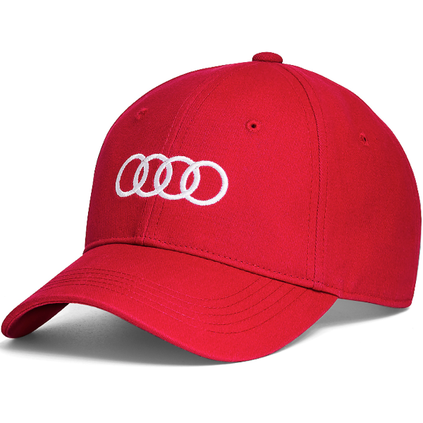 Gorra unisex roja Audi