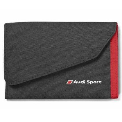 Cartera Audi Sport, negra / roja