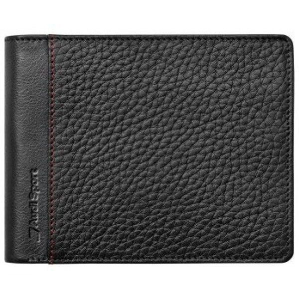 Mini bolso de cuero Audi Sport, negro / rojo