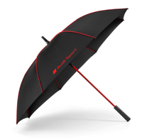 Sombrilla Audi Sport, negro / rojo, grande